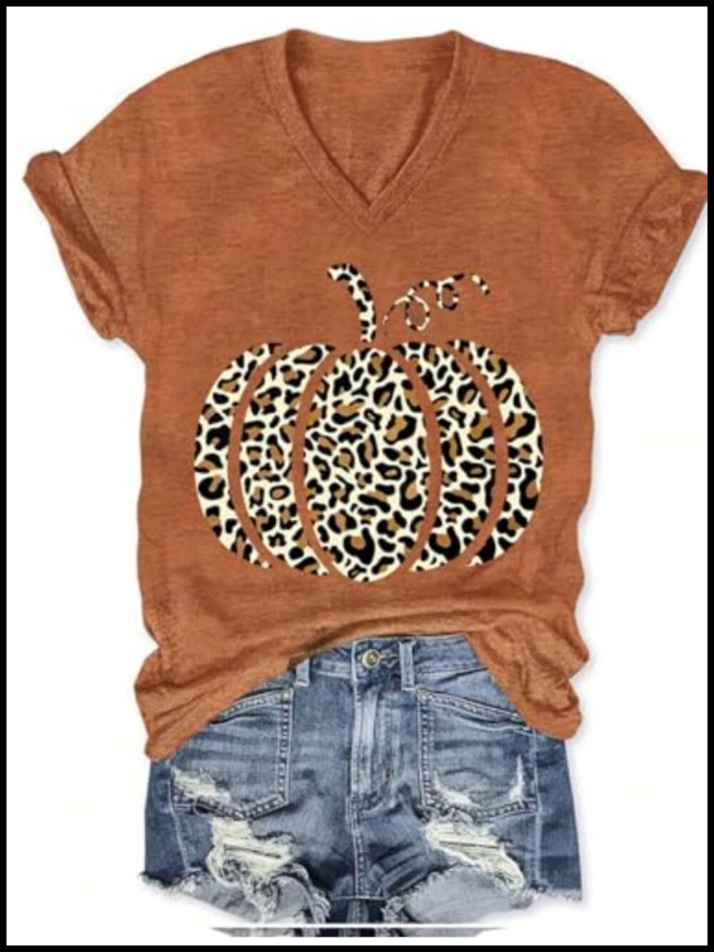 Vintage Boho Floral Graphic T-Shirt for Women V-Neck Short Sleeve